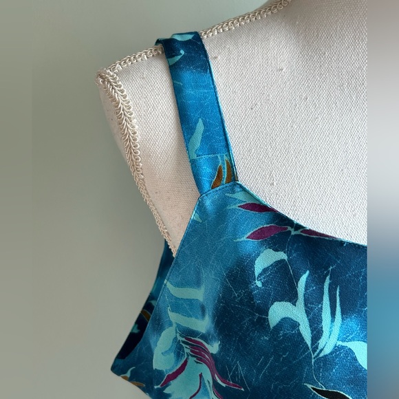 New Gear Blue Print Sleeveless Maxi Dress - Picture 3 of 11